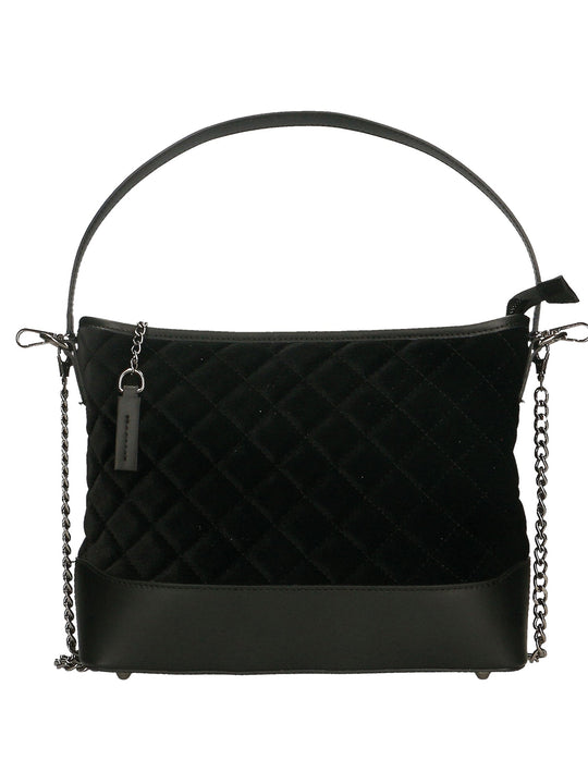 Borsa a spalla da Donna in Vera Pelle | Gave Lux | GLX22882323FBG-NERO_BLACK
