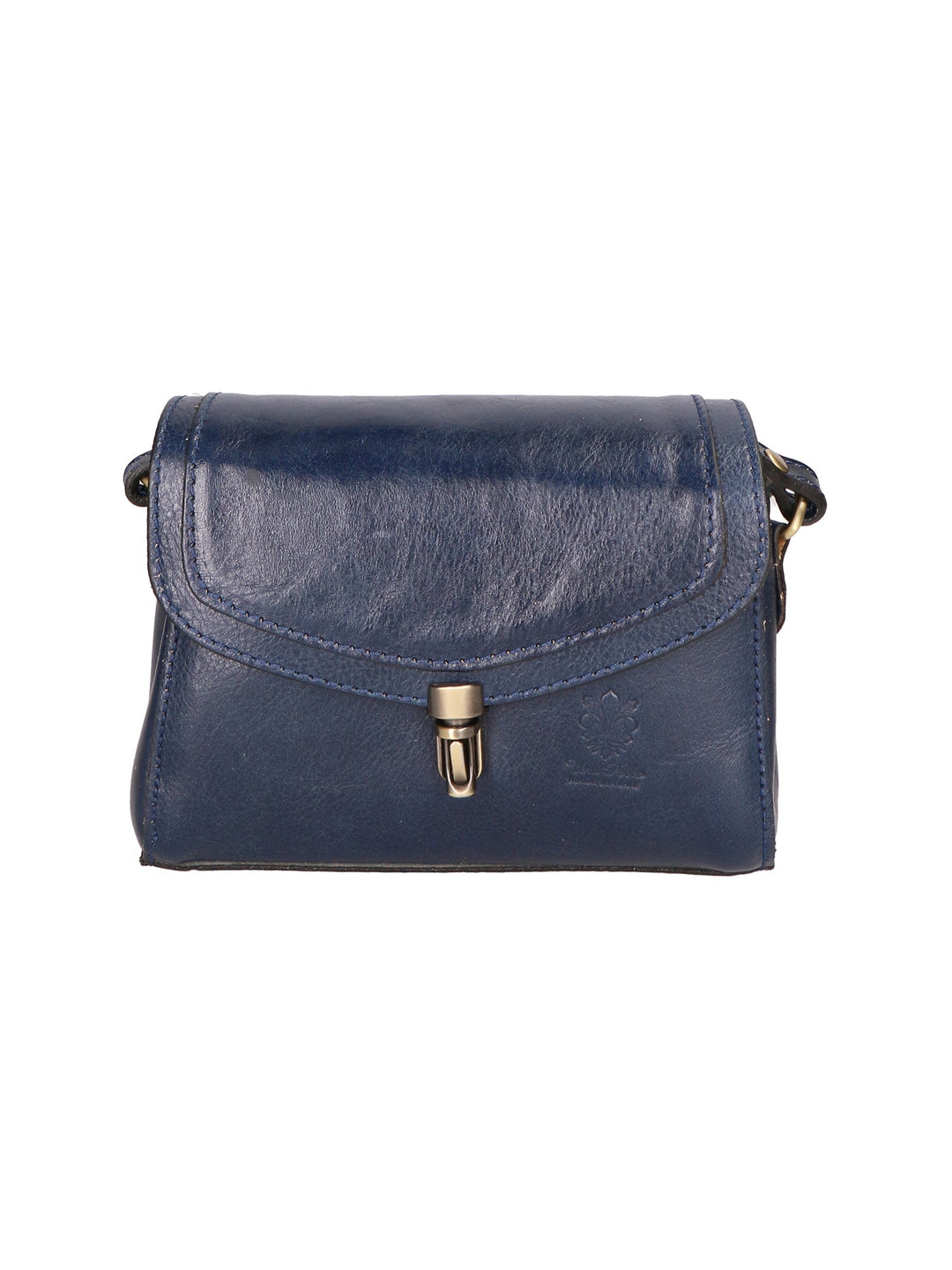 Borsa a tracolla da donna In Vera pelle | gave lux | GLX220711823FBG-BLU_SCURO