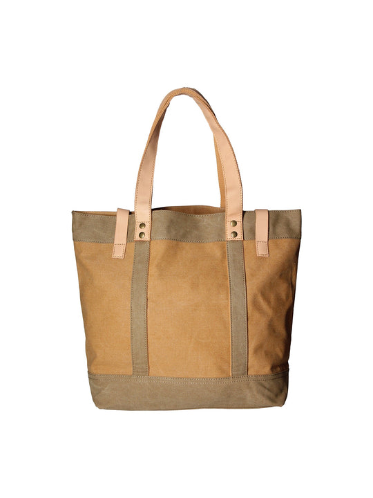 Maura Unisex-Handtasche aus Canvas und Leder