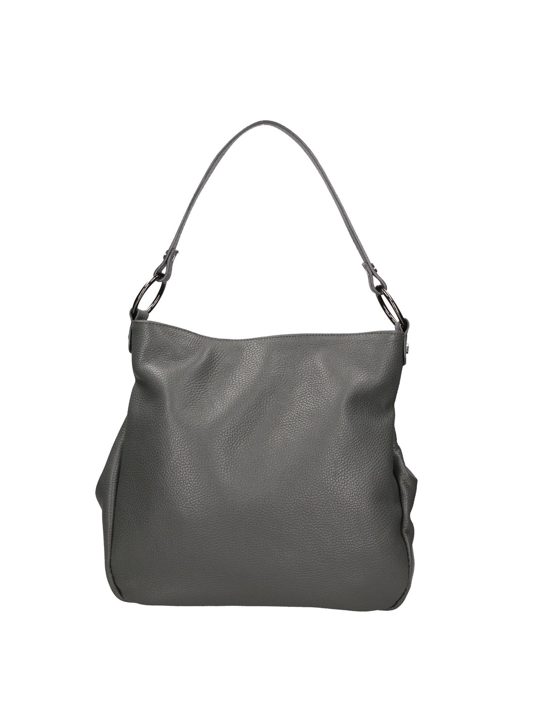 Borsa a spalla da Donna in Vera Pelle | Gave Lux | GLX220571023FBG-D27_GRIGIO_SCURO_DARK_GREY