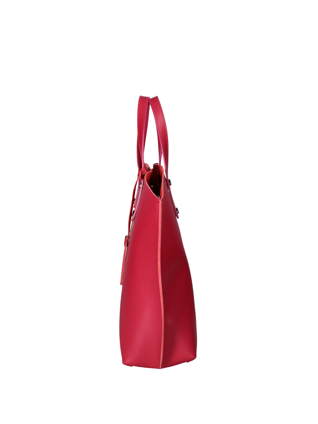 2094-L117_FUXIA_SCURO Borsa a spalla da donna In Vera pelle