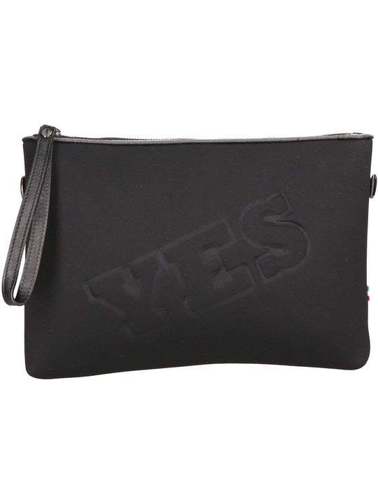 Borsa a spalla da Donna in Neoprene | Gave Lux | GLX22133123FBG-BIANCO+NERO
