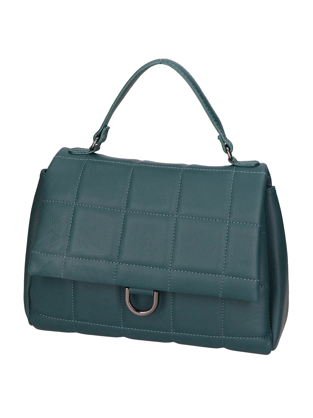 Lila Damenhandtasche aus echtem Leder