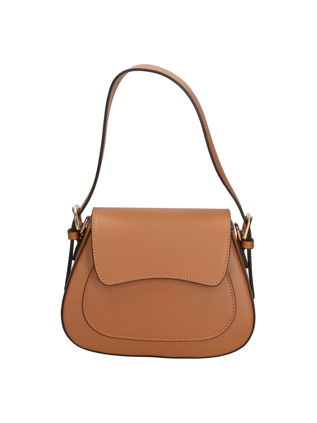 Borsa a spalla da Donna in Vera Pelle | Gave Lux | GLX220595823FBG-L125_CUOIO