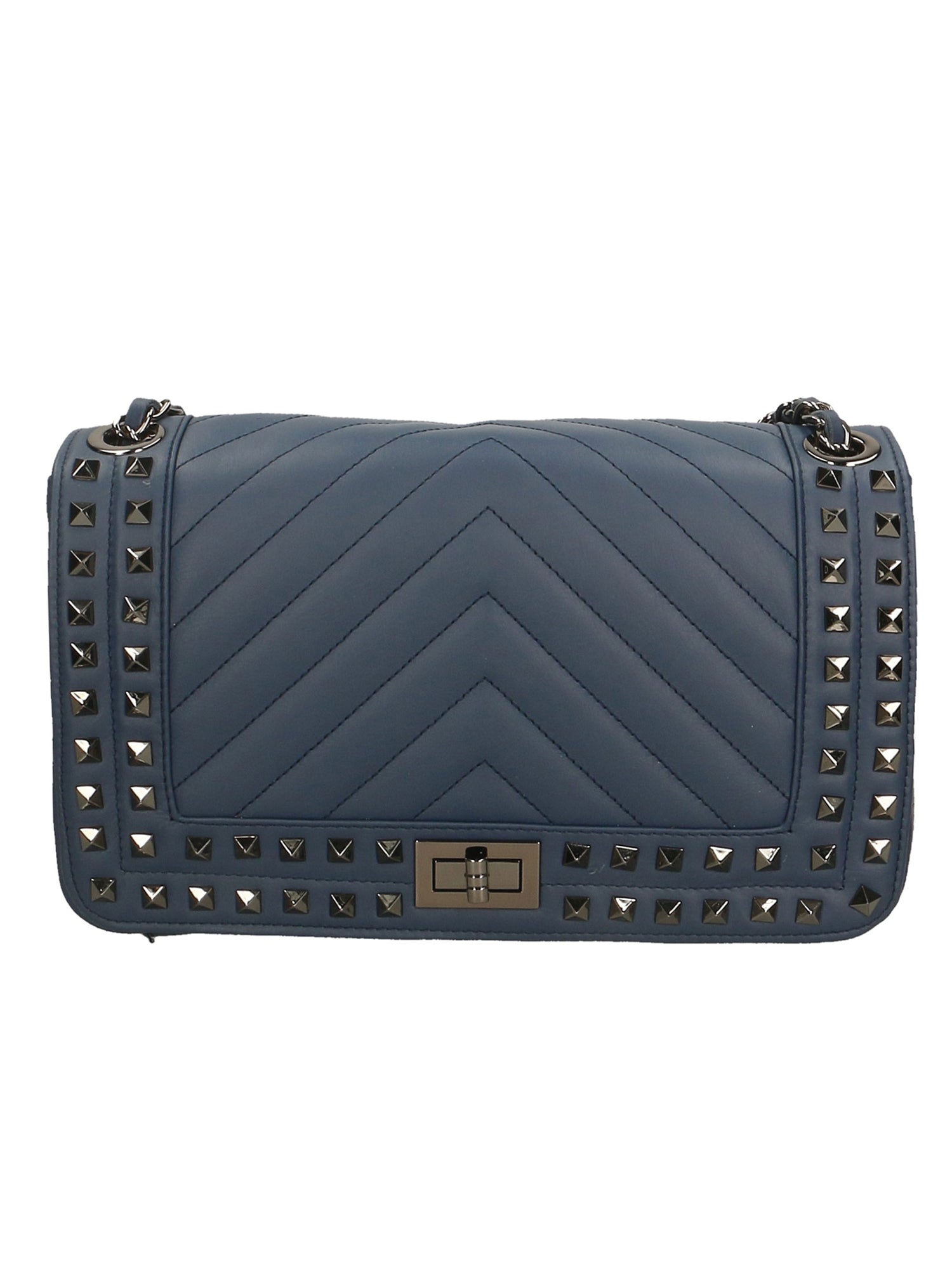 Borsa a spalla da Donna in Vera Pelle | Gave Lux | GLX22659023FBG-BLU_BLUE
