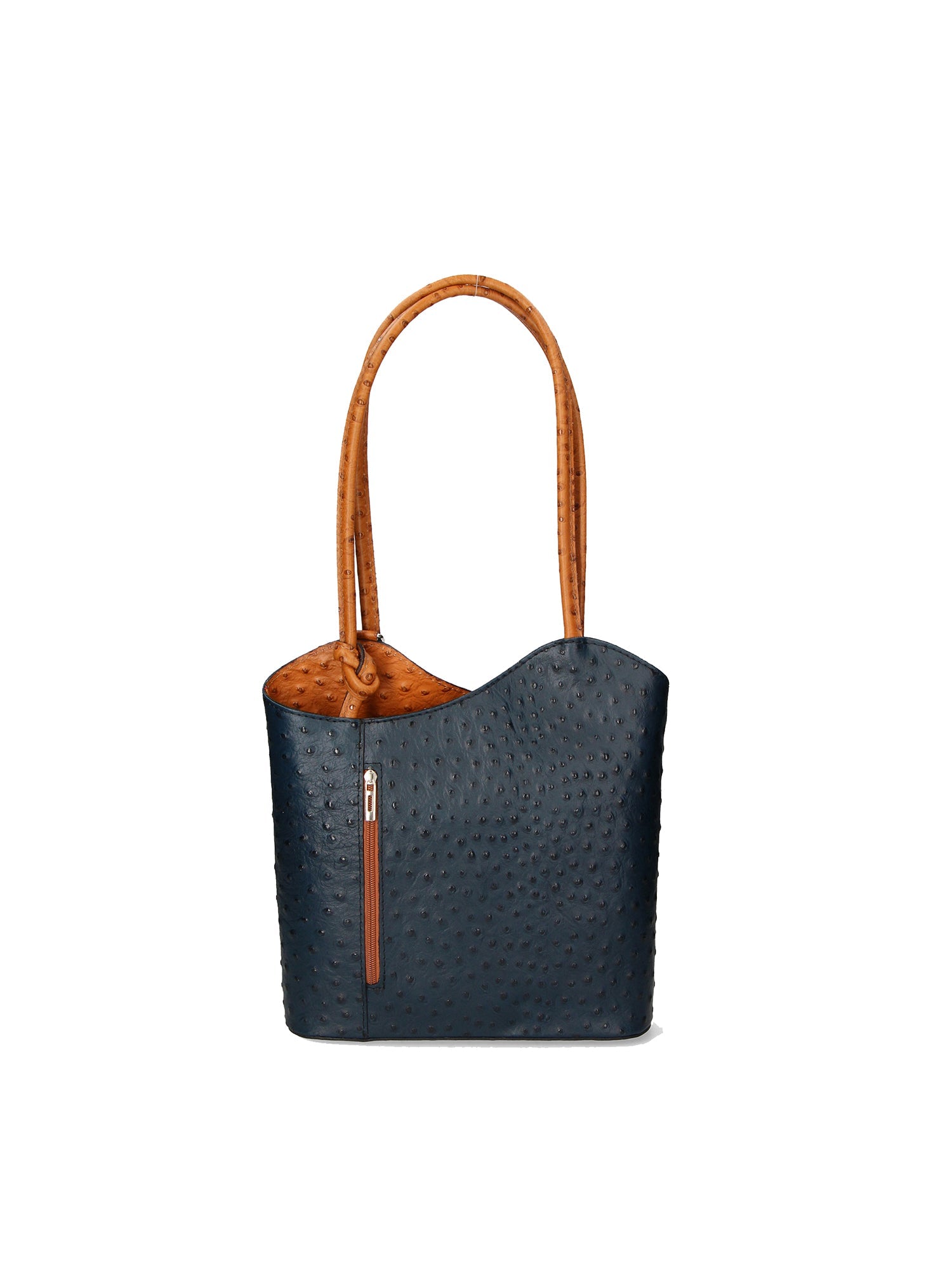 Zaino da Donna in Vera Pelle | Gave Lux | GLX22300523FBG-18_BLU_06_CUOIO