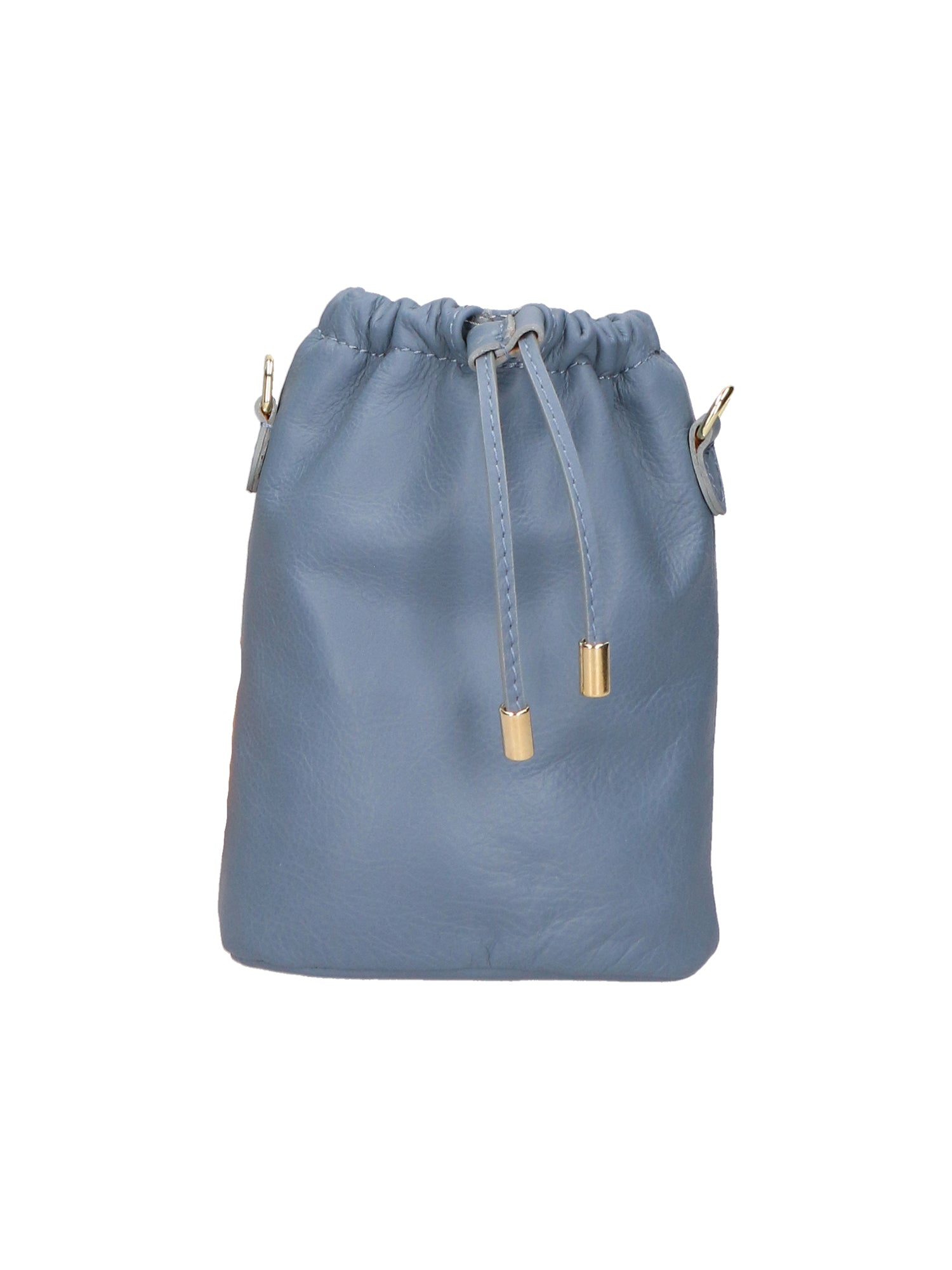 Borsa a sacca da Donna in Vera Pelle | Gave Lux | GLX220541223FBG-S41_CELESTE_SCURO