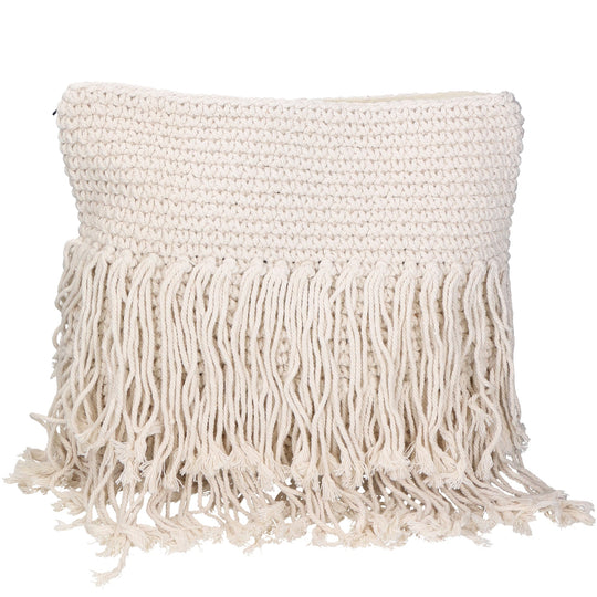 Borsa a tracolla da Donna in Cotone intrecciato a mano | Gave Lux | GLX228811923FBG-BEIGE