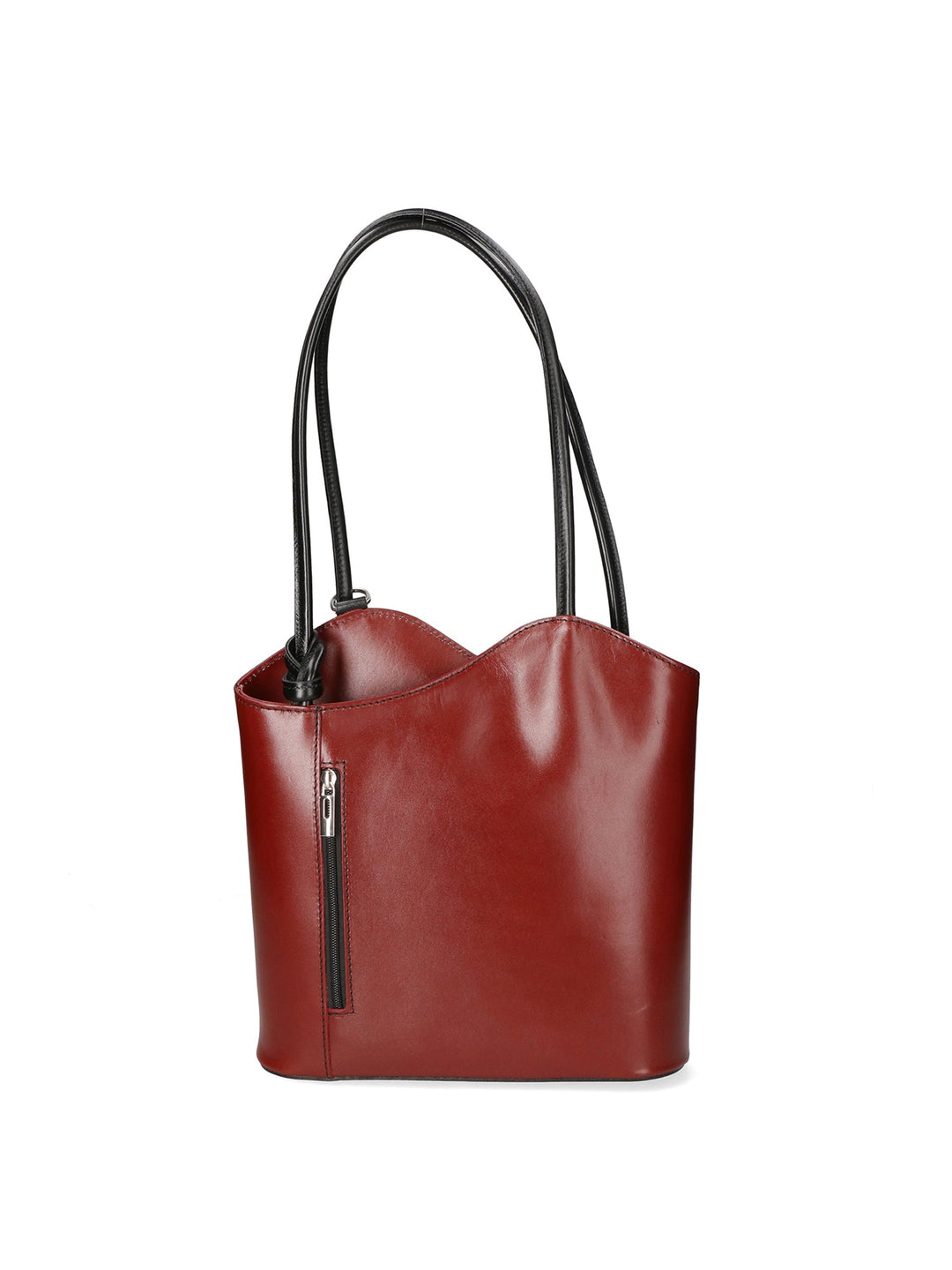 Borsa a spalla da Donna in Vera Pelle | Gave Lux | GLX22903923FBG-ROSSO_NERO