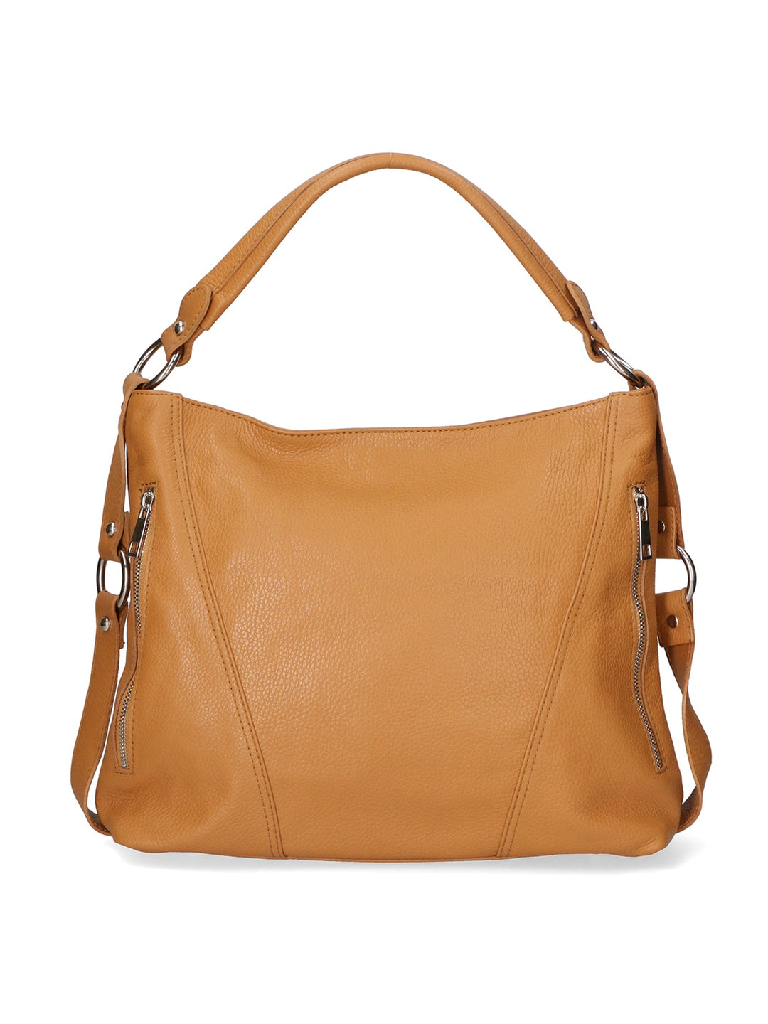 Borsa a spalla da Donna in Vera Pelle | Gave Lux | GLX228006423FBG-D17_CUOIO_SCURO_DARK_COGNAC