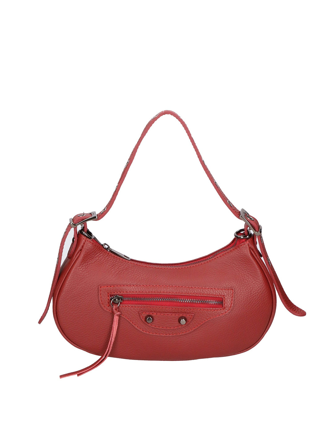 Borsa a spalla da Donna in Vera Pelle | Gave Lux | GLX220654823FBG-ROSSO_SCURO