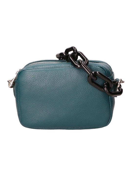 Borsa a spalla da Donna in Vera Pelle | Gave Lux | GLX220570623FBG-D33_PETROLIO