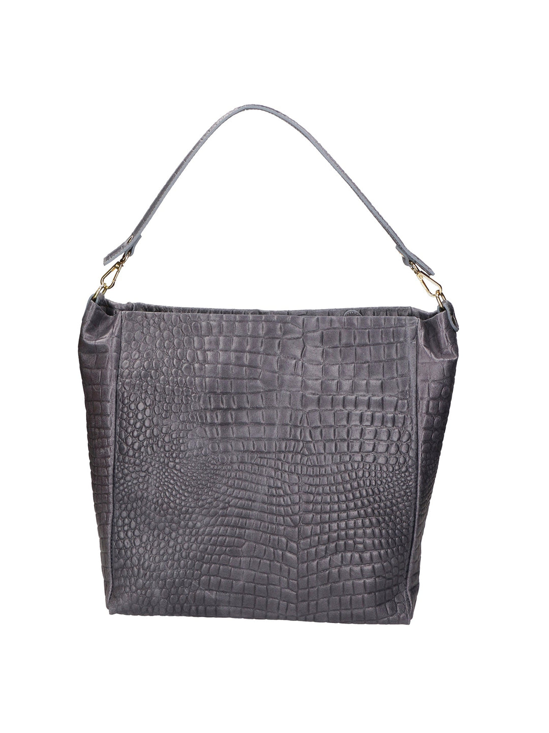 Borsa a mano da donna In Vera pelle | Gave Lux | GLX220650023FBG-042_GRIGIO_SCURO