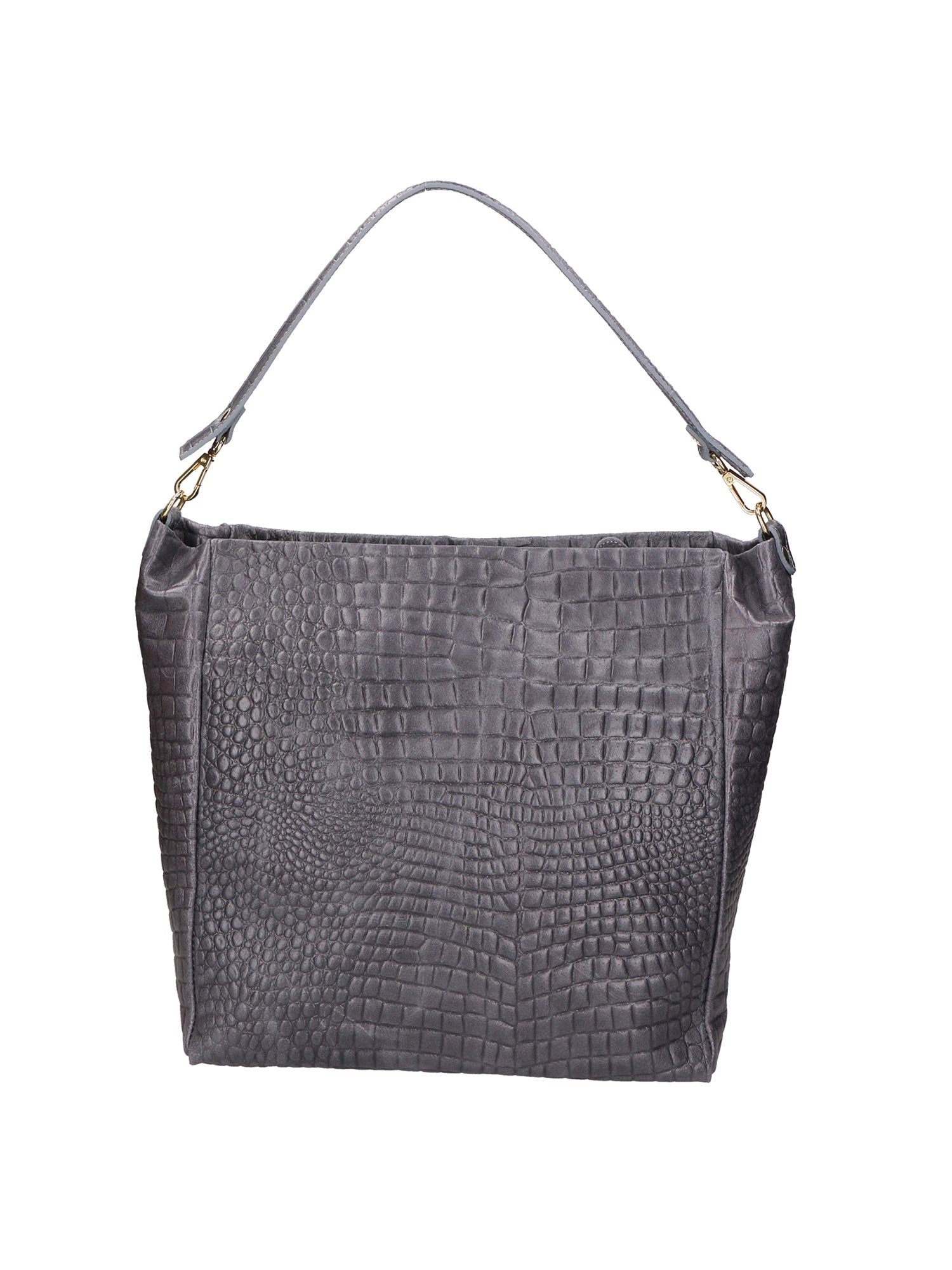 Borsa a mano da donna In Vera pelle | Gave Lux | GLX220650023FBG-042_GRIGIO_SCURO