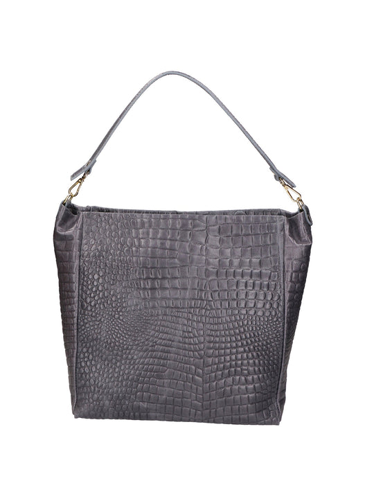 Borsa a mano da donna In Vera pelle | Gave Lux | GLX220650023FBG-042_GRIGIO_SCURO
