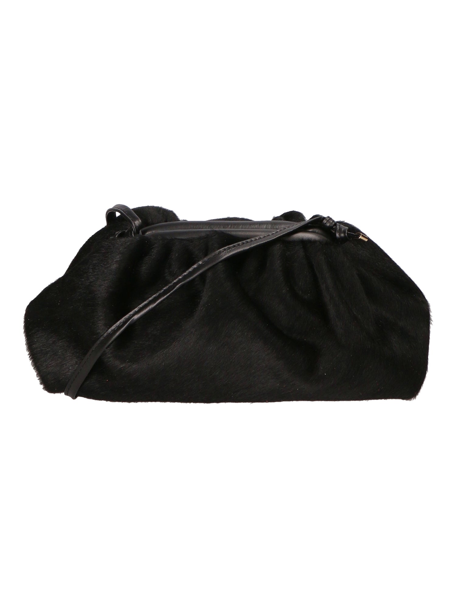 Borsa a spalla da Donna in Vera Pelle | Gave Lux | GLX220547623FBG-NERO_NERO