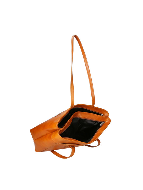 Flora Borsa a spalla da Donna in Vera Pelle