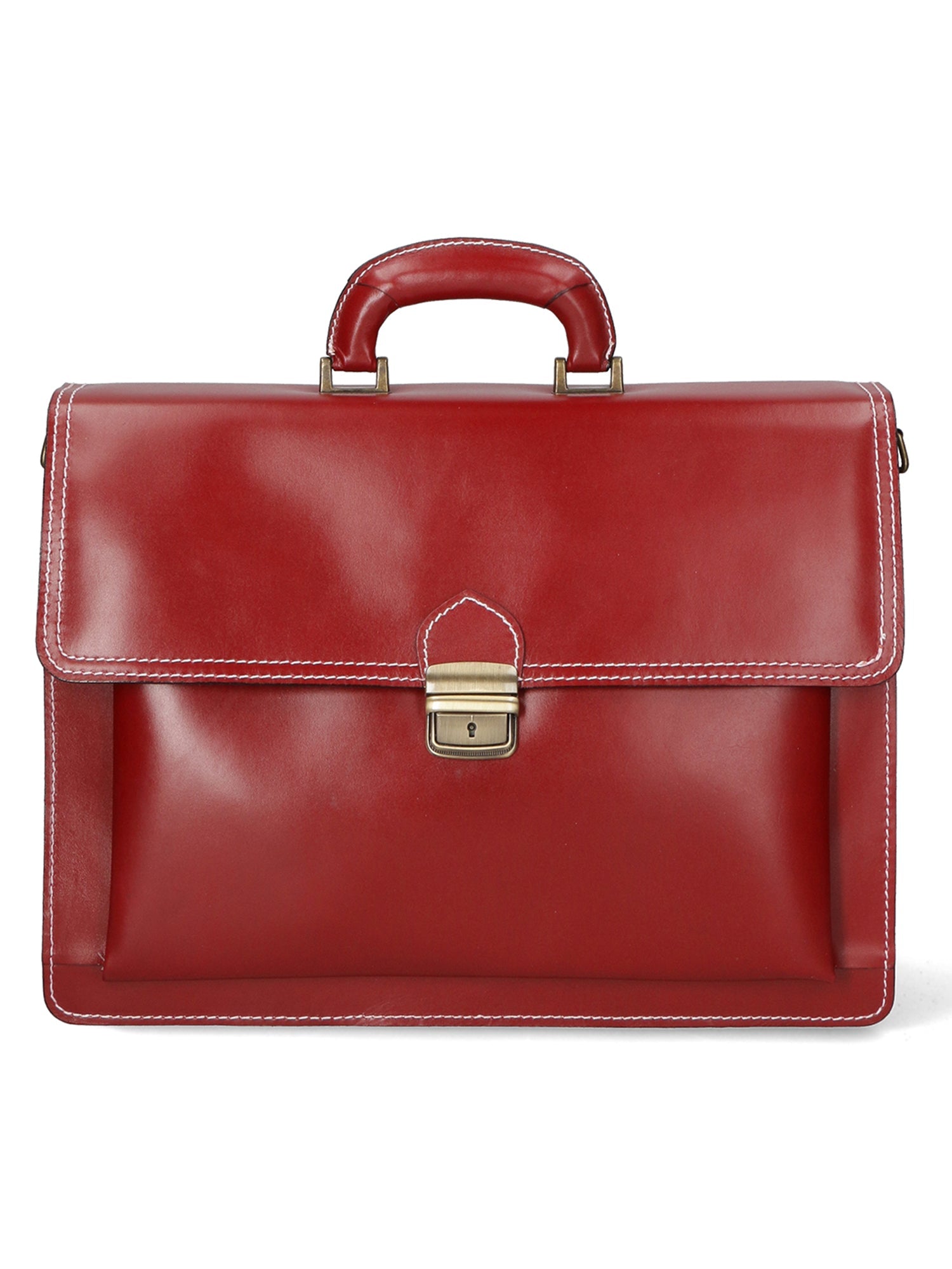 Borsa da lavoro da Uomo in Vera Pelle | Gave Lux | GLX22700923FBG-ROSSO