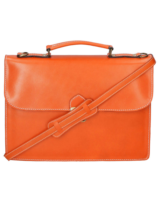 Dafne Borsa da lavoro Unisex in Vera Pelle