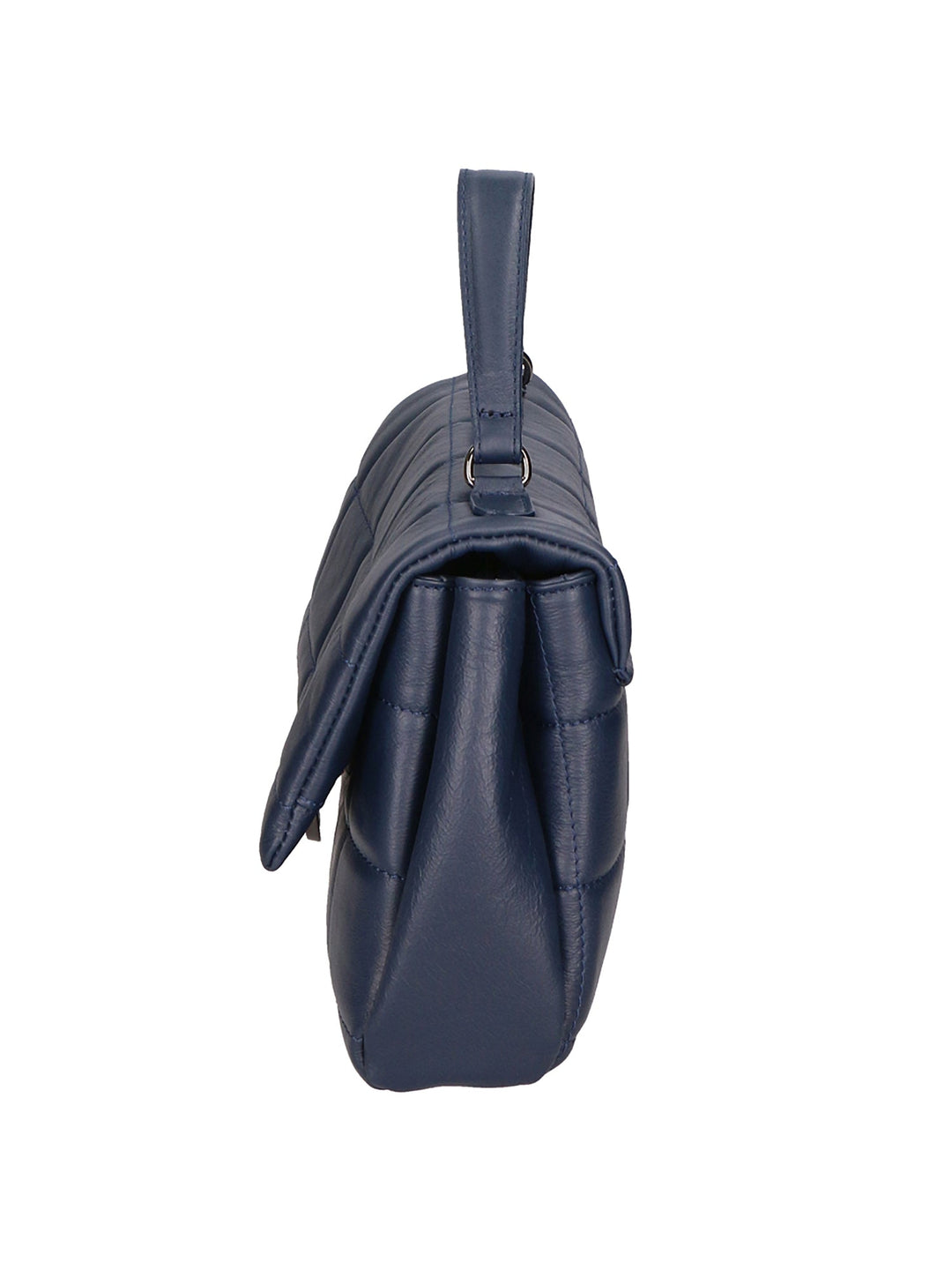 Lila Damenhandtasche aus echtem Leder