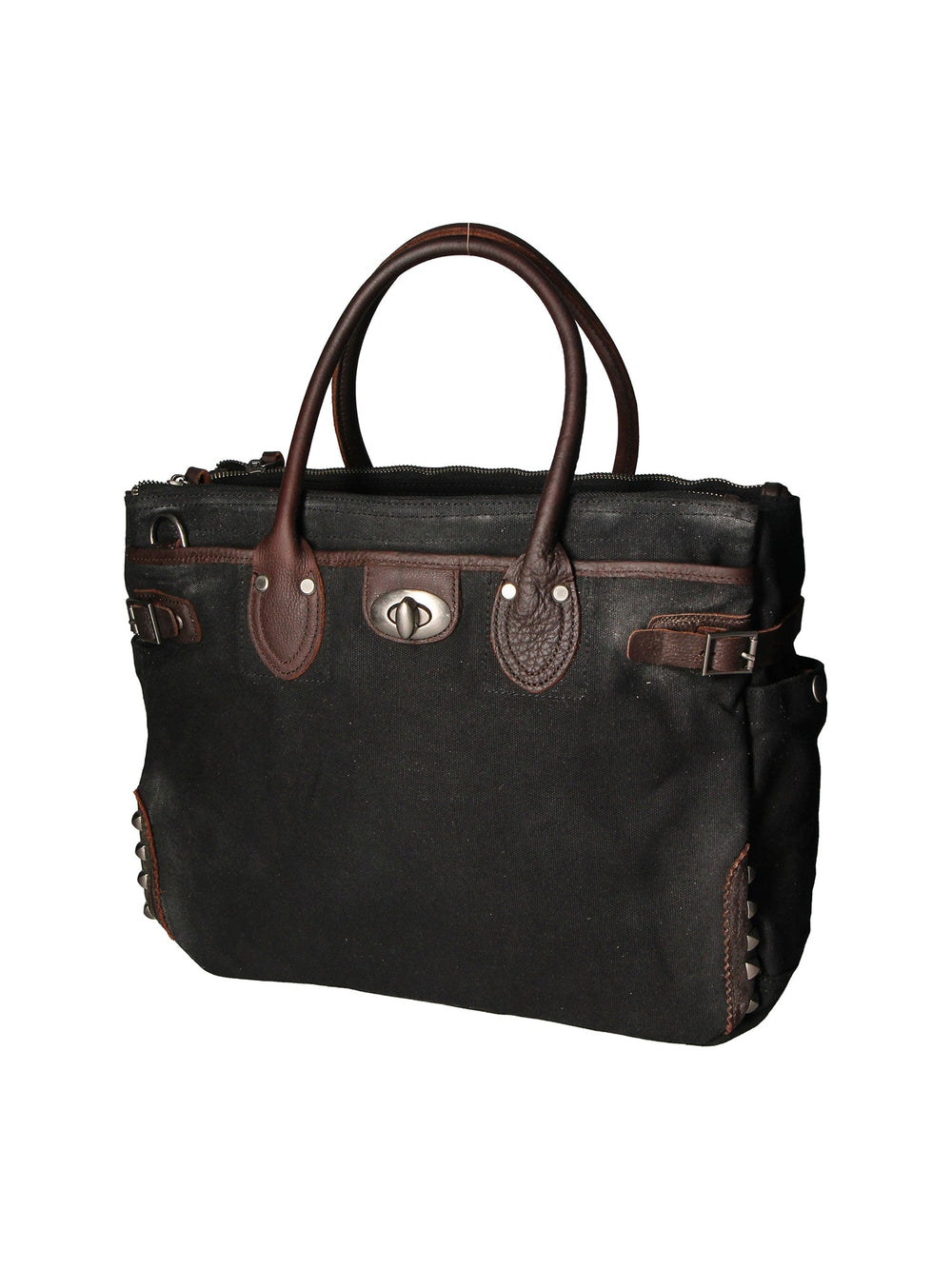 Melissa Unisex-Schultertasche aus Canvas und Leder