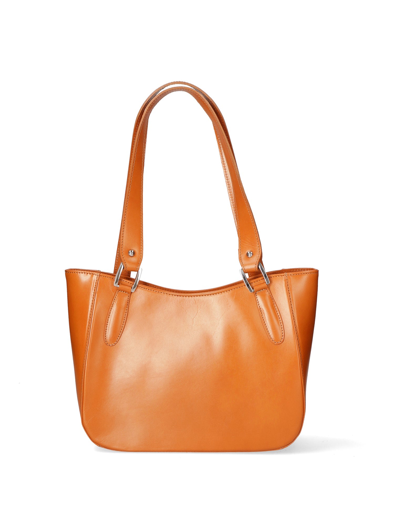Borsa a spalla da Donna in Vera Pelle | Gave Lux | GLX22902423FBG-CUOIO_COGNAC