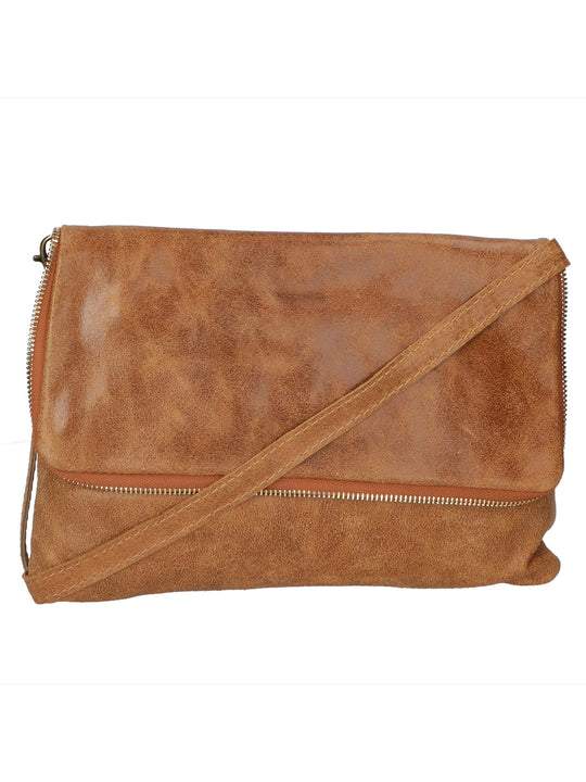 Cassandra Damen-Clutch aus echtem Leder