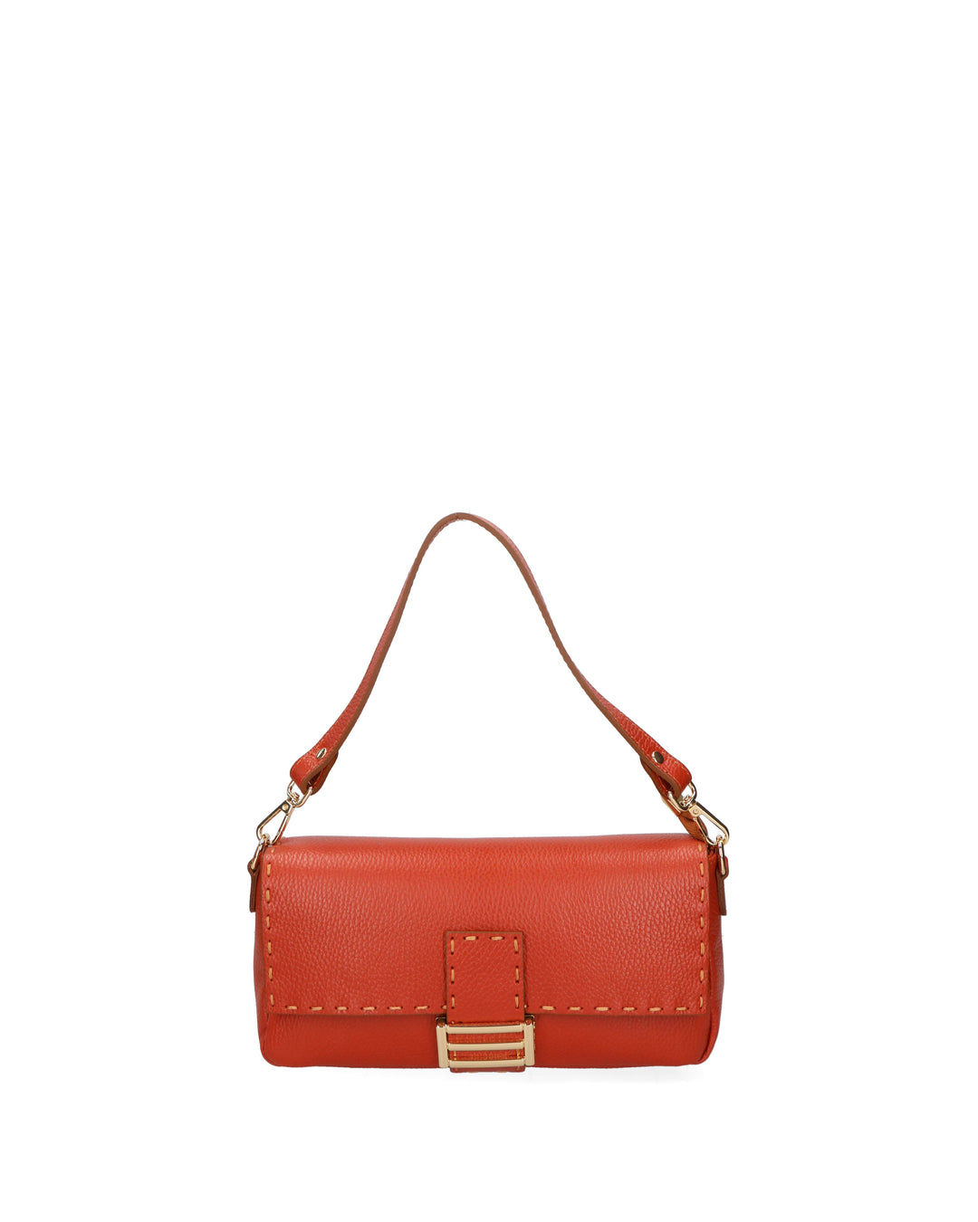 borsa a spalla da Donna in Vera Pelle | gave lux | GLX220686923FBG-D61_MATTONE