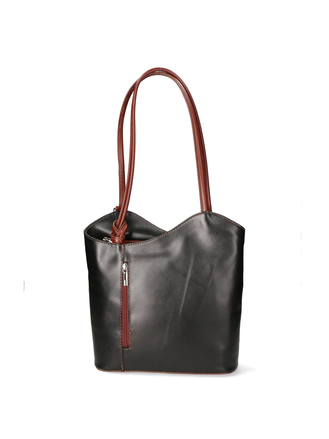 Borsa a spalla da Donna in Vera Pelle | Gave Lux | GLX22903923FBG-NERO_MARRONE