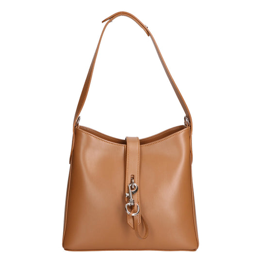 Borsa a spalla da Donna in Vera Pelle | Gave Lux | GLX220591723FBG-B44_CAMEL