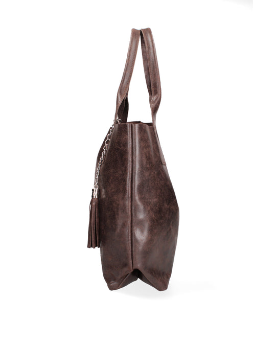 Hobo-Tasche aus echtem Leder für Damen
