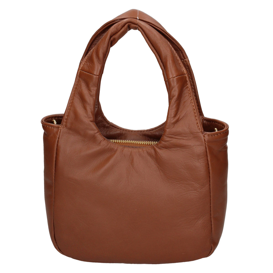 Borsa a mano da Donna in Vera Pelle | gave lux | GLX220650123FBG-S17_CUOIO_SCURO