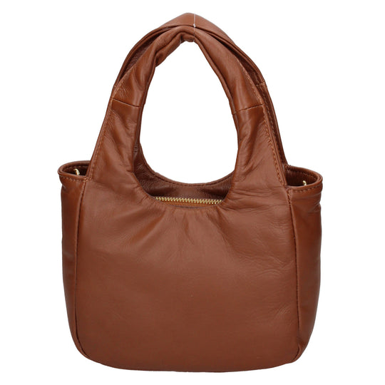 Borsa a mano da Donna in Vera Pelle | gave lux | GLX220650123FBG-S17_CUOIO_SCURO