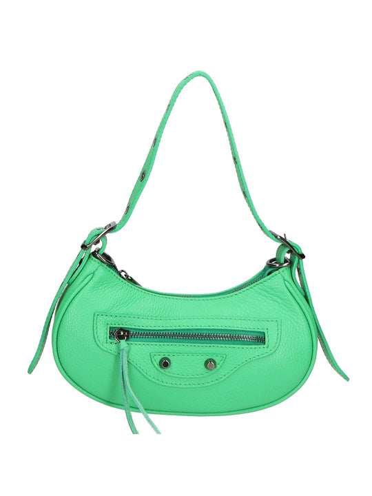 Borsa a spalla da Donna in Vera Pelle | Gave Lux | GLX220570823FBG-D100_VERDE