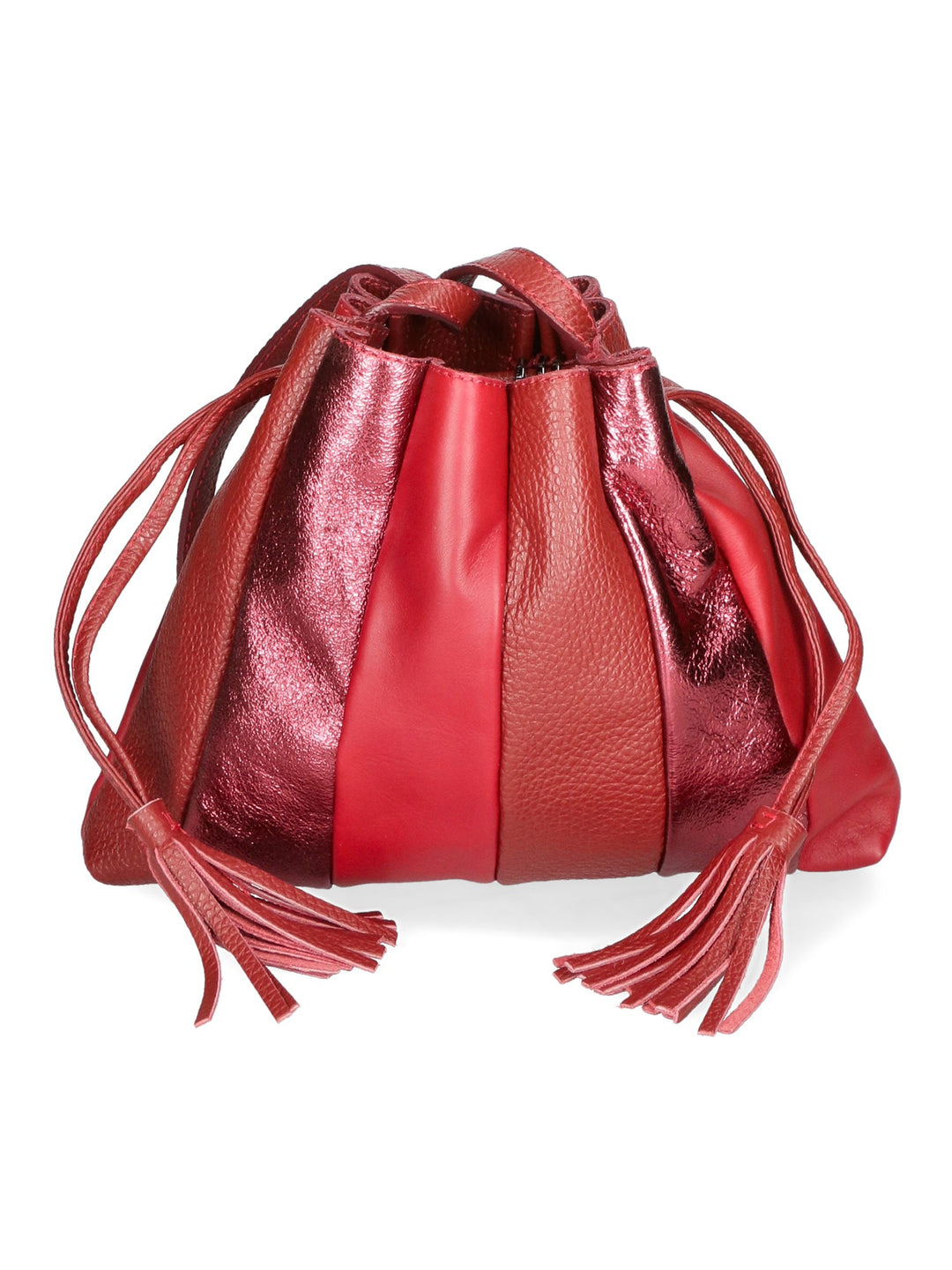 Borsa a spalla da Donna in Vera Pelle | Gave Lux | GLX2255204323FBG-ROSSO_RED