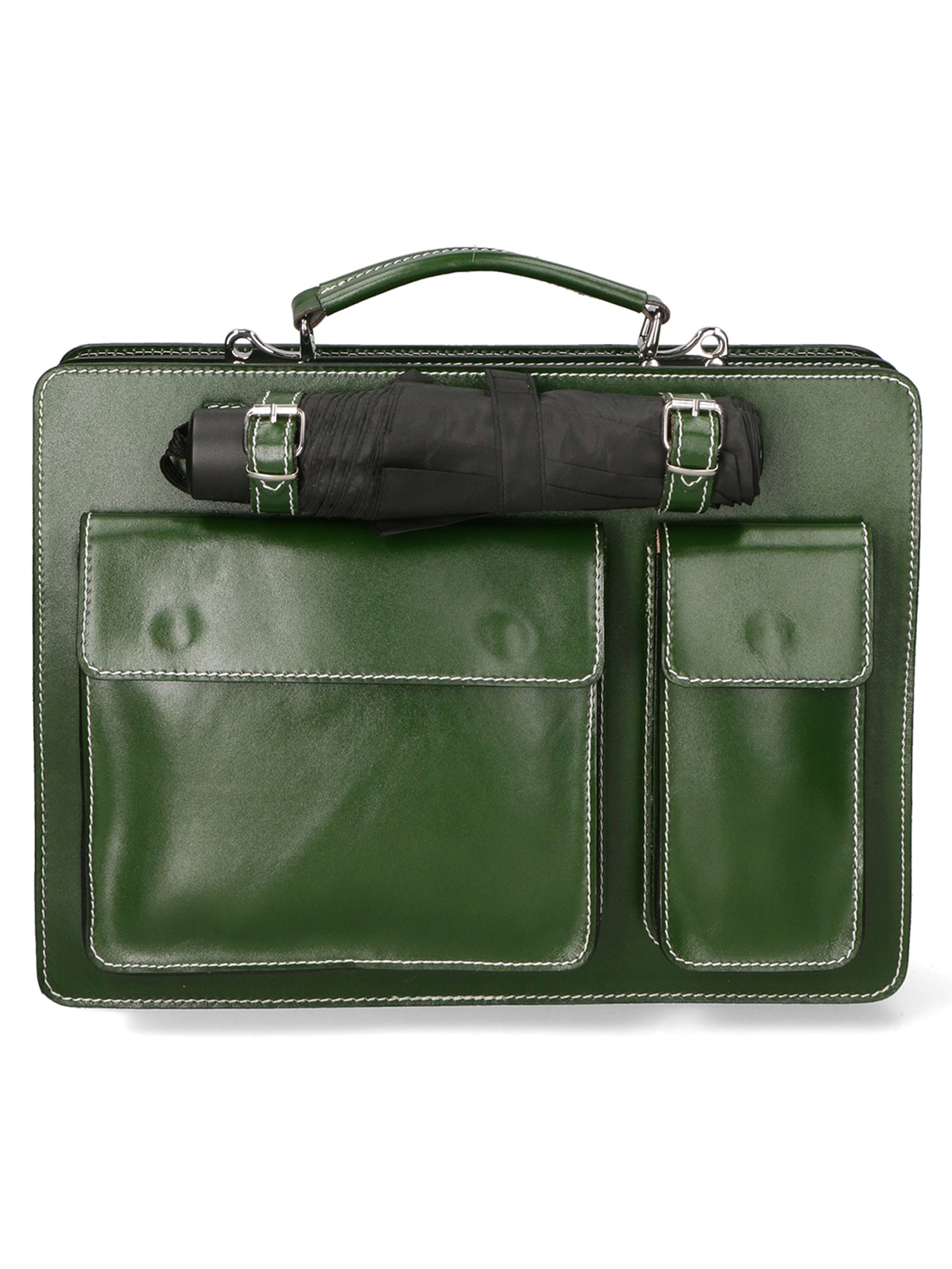 Borsa da lavoro Unisex in Vera Pelle | Gave Lux | GLX22700523FBG-VERDE
