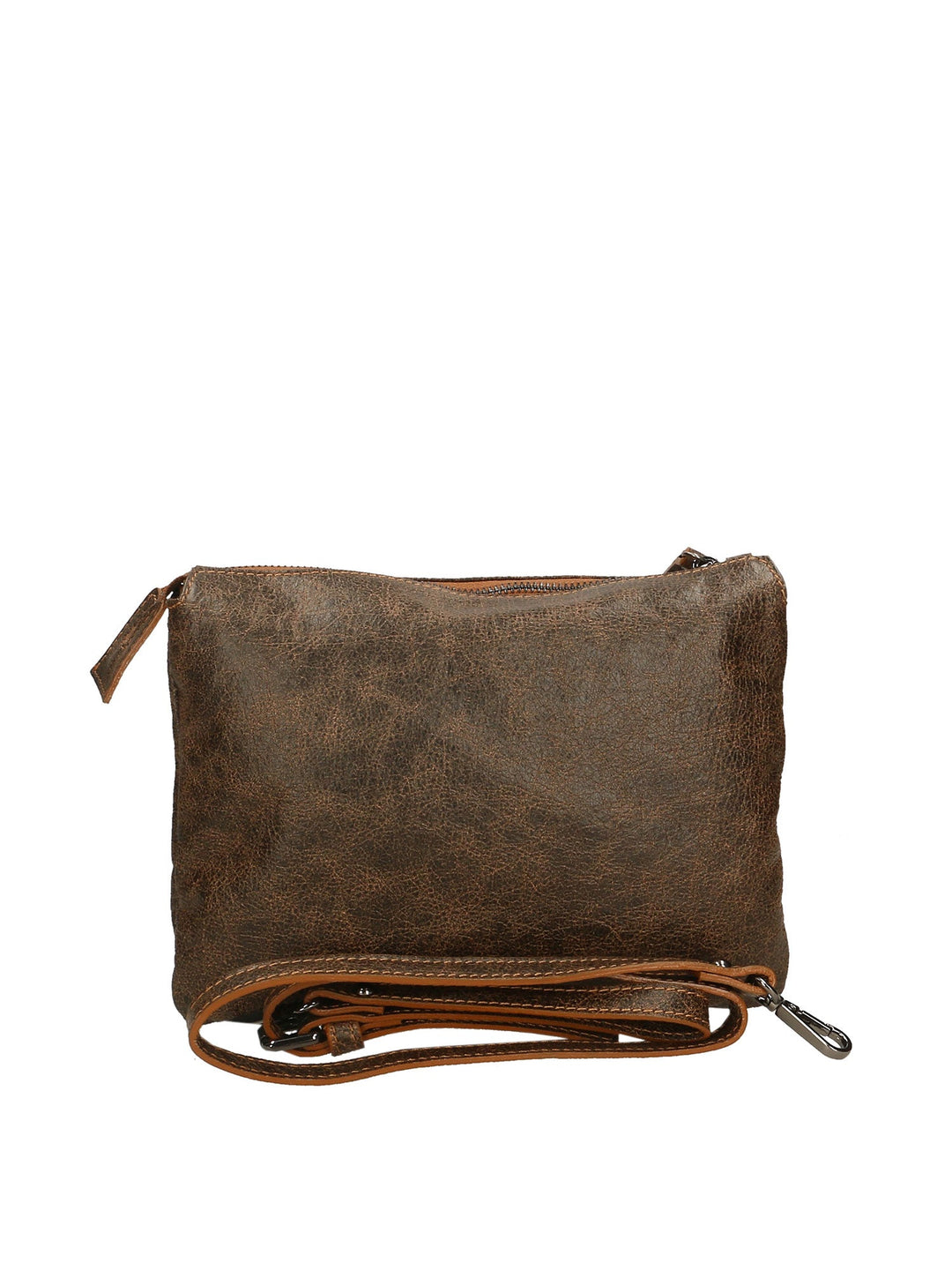 Women's clutch bag in genuine leather