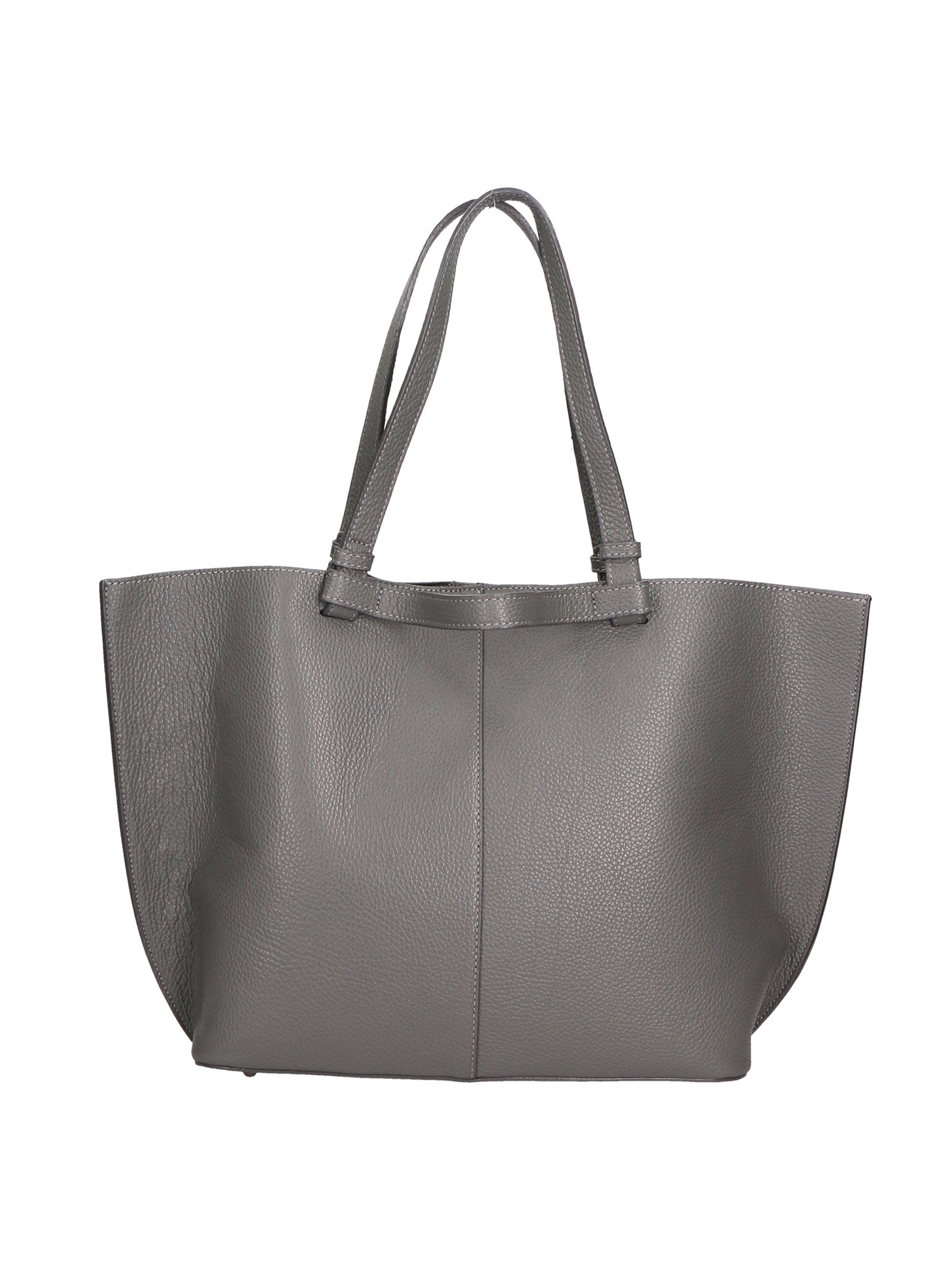 Borsa a spalla da Donna in Vera Pelle | Gave Lux | GLX220577923FBG-D27_GRIGIO