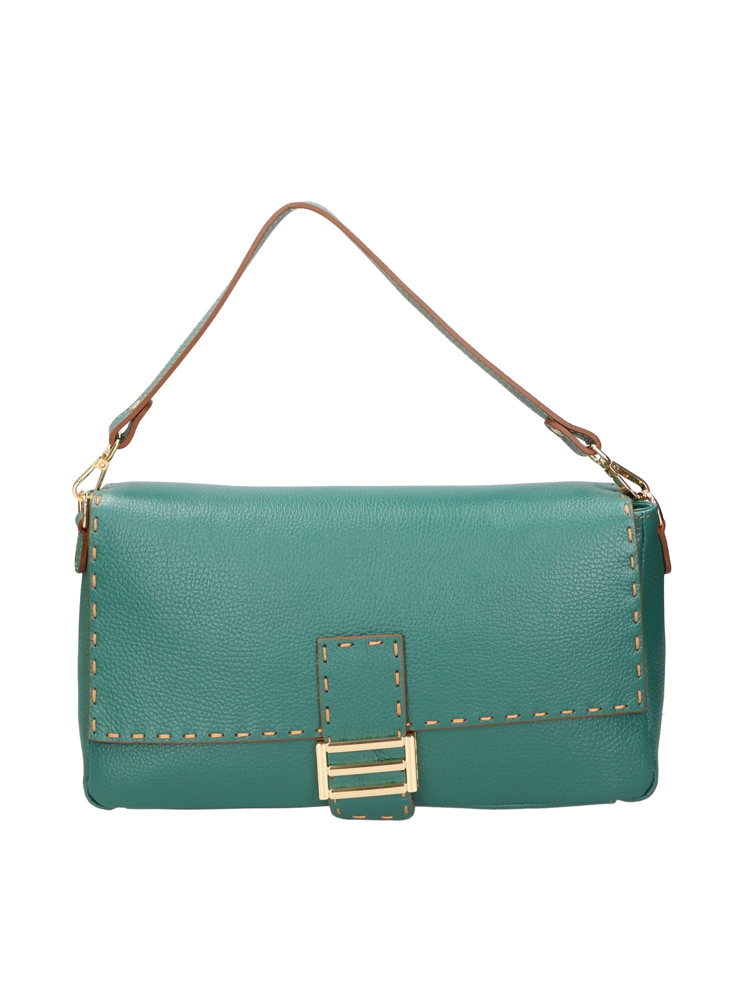 borsa a spalla da Donna in Vera Pelle | gave lux | GLX220686823FBG-D91_PAVONE