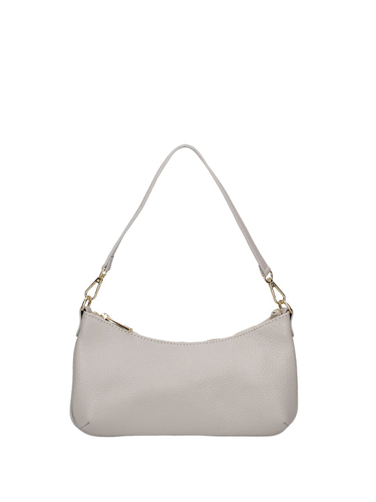 Borsa a spalla da donna In Vera pelle | Gave Lux | GLX220740023FBG-D86_GRIGIO_PERLA