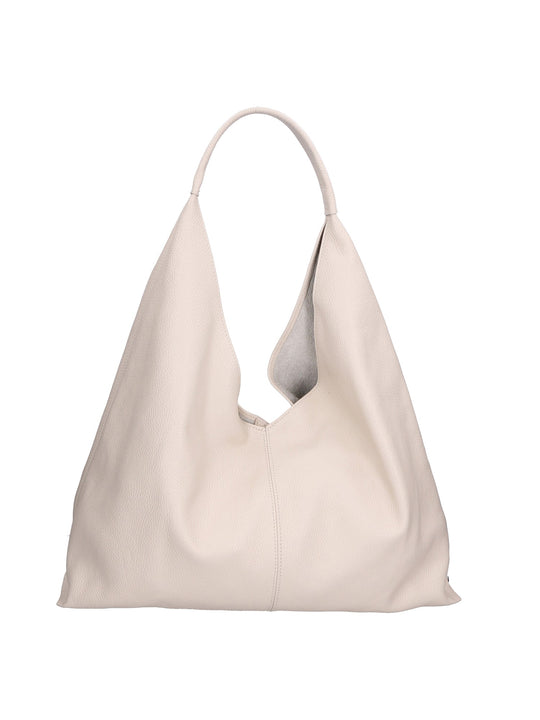 Borsa a spalla da Donna in Vera Pelle | Gave Lux | GLX220578823FBG-D37_BEIGE_