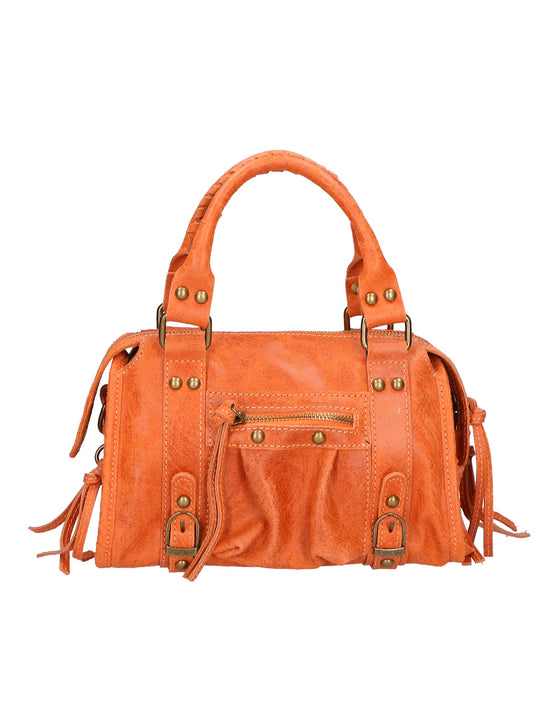 Borsa a spalla da Donna In Vera pelle | Gave Lux | GLX220609123FBG-ARANCIONE