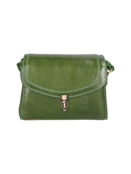 Borsa a tracolla da donna In Vera pelle | gave lux | GLX220711823FBG-VERDE