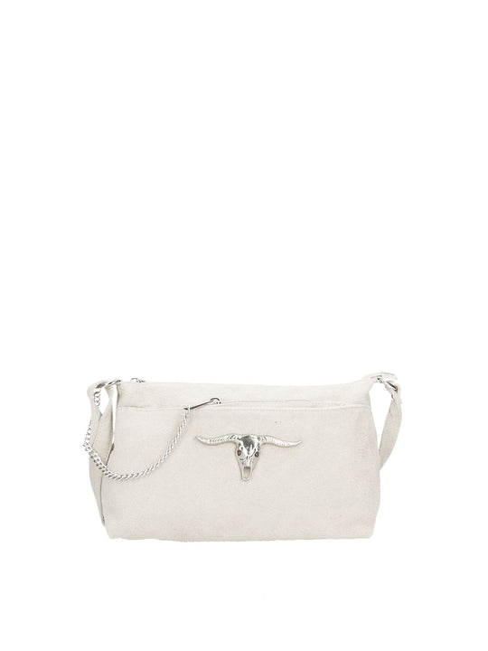 Borsa a tracolla da donna In Vera pelle | Gave Lux | GLX22865023FBG-BIANCO