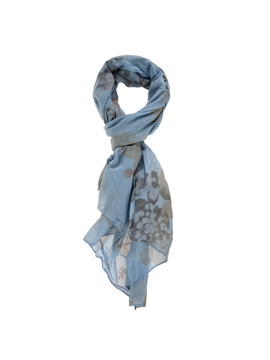 Foulard Unisex in Cotone e seta | Gave Lux | GLX22L203023FBG-BLU