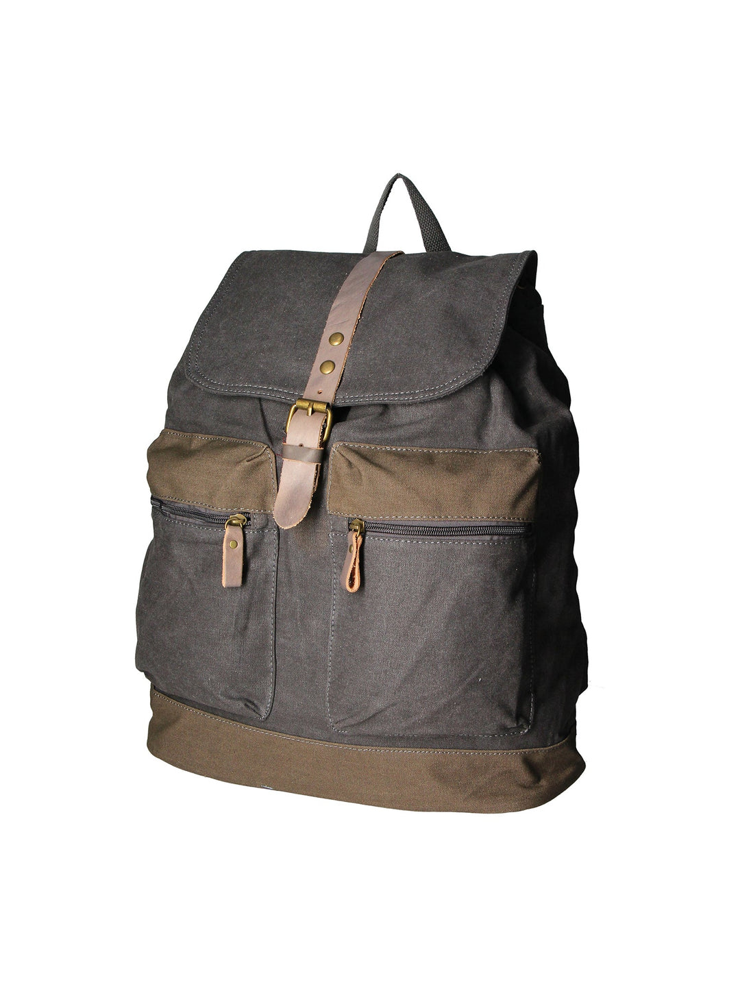 Mavi’ Zaino unisex in Canvas e pelle