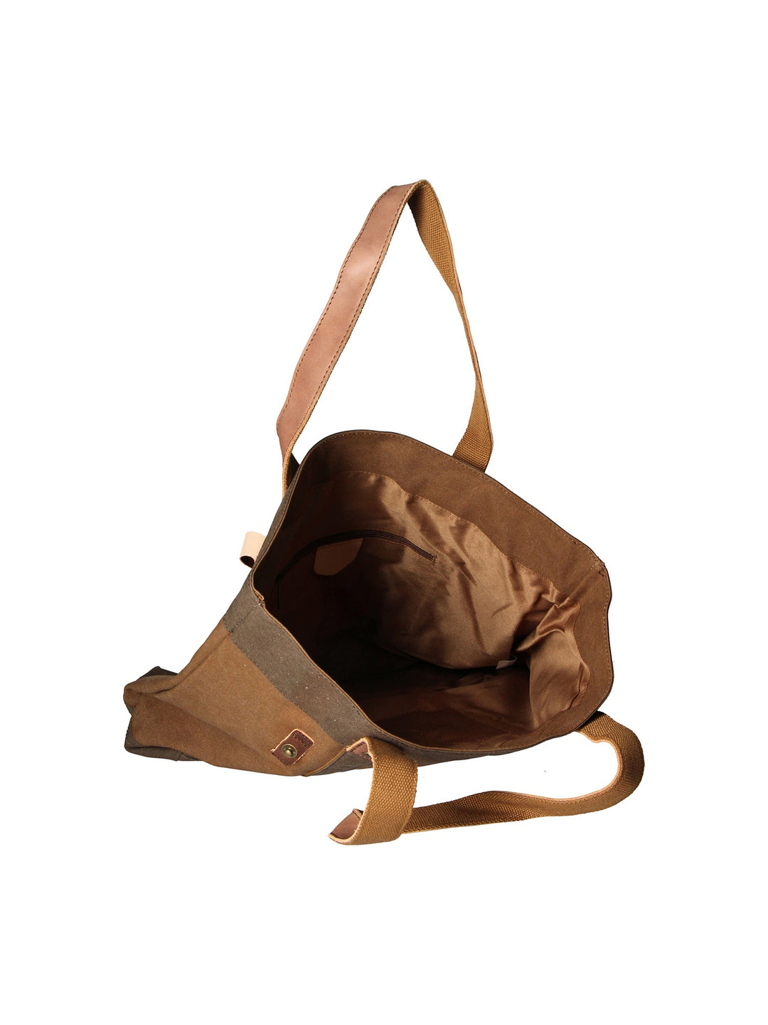Maura Unisex-Handtasche aus Canvas und Leder