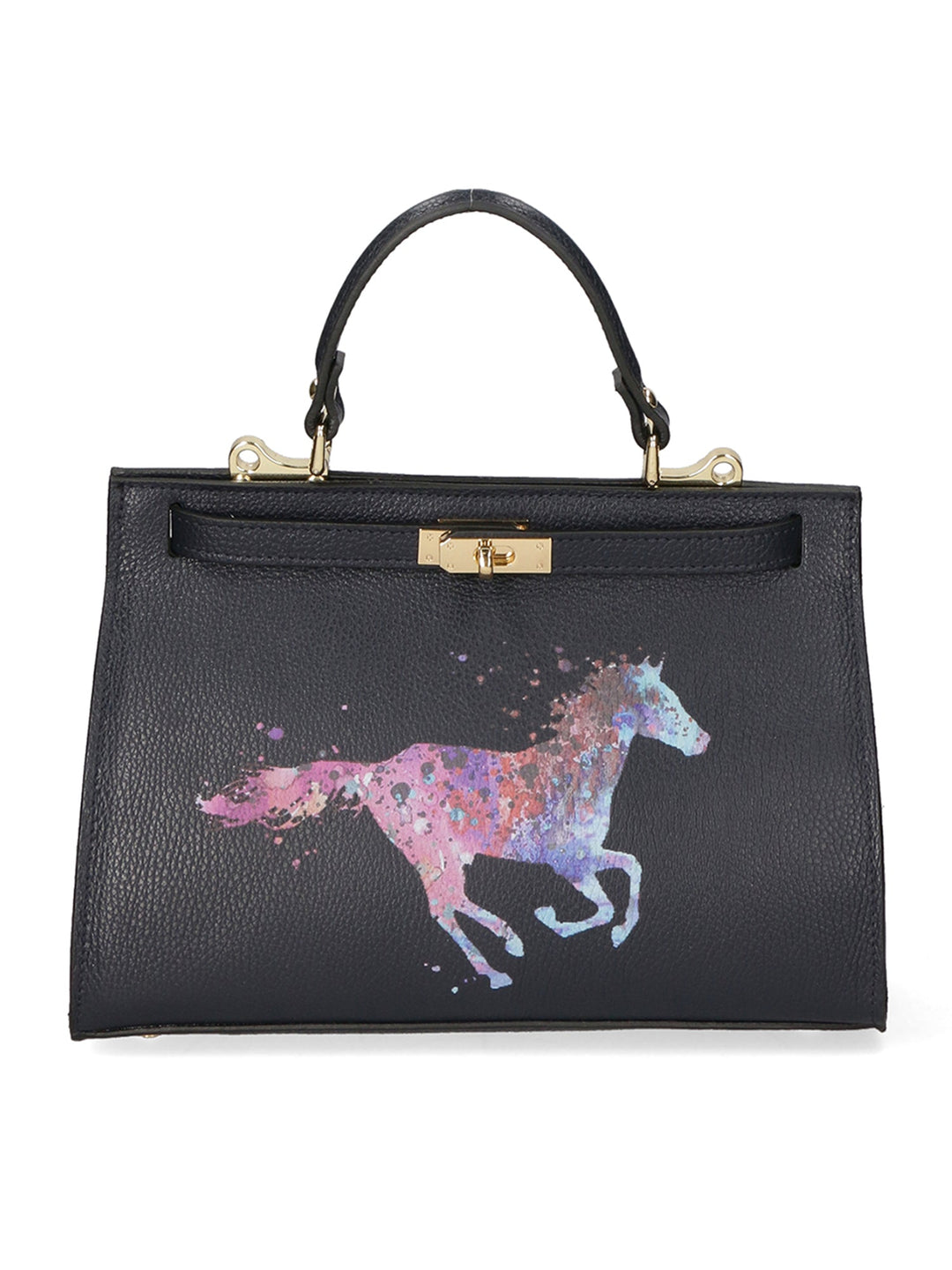Borsa a mano da Donna in Vera Pelle | Gave Lux | GLX220426323FBG-D26_BLU_SCURO_DARK_BLUE