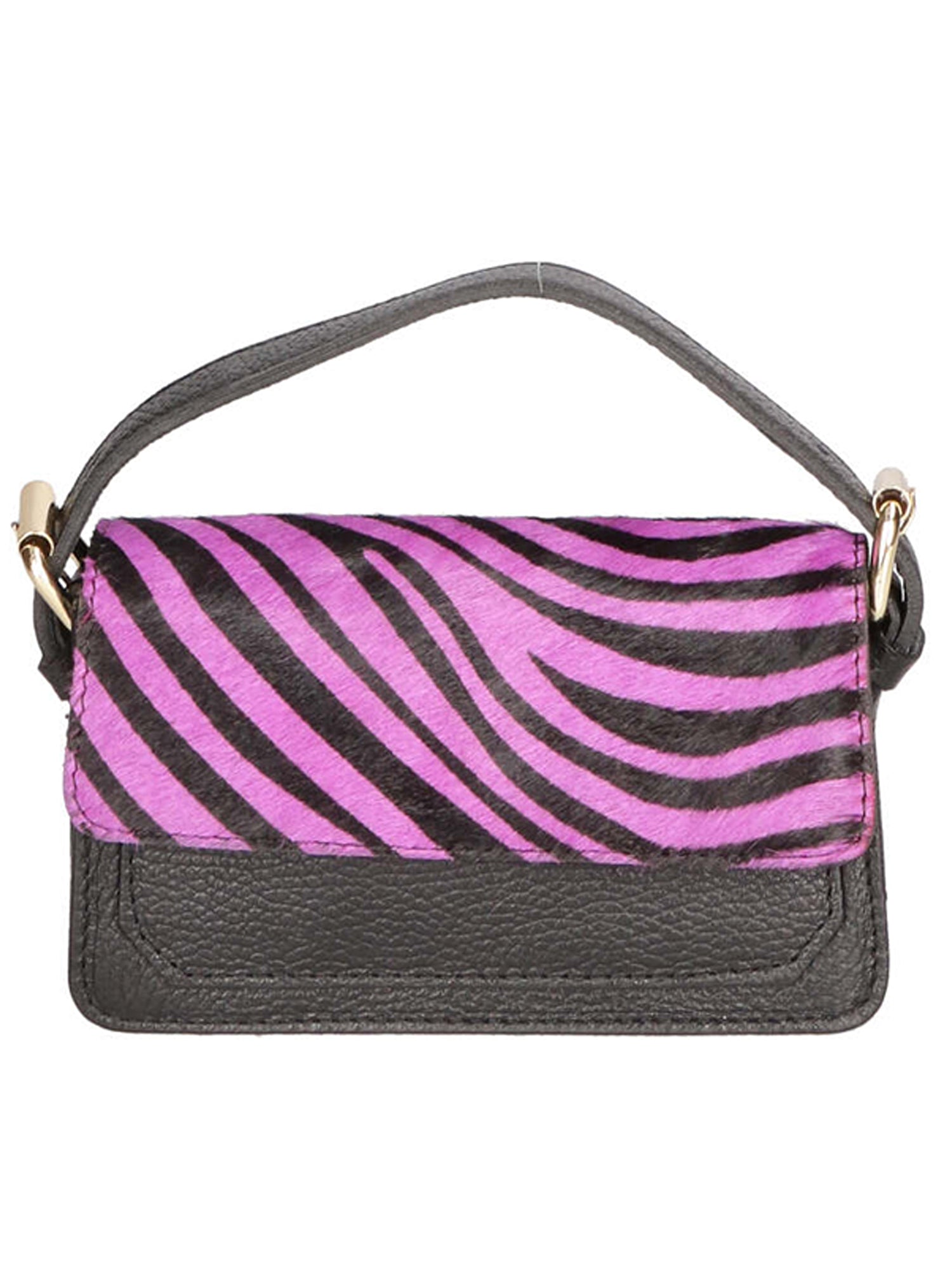 Pochette da Donna in Vera Pelle | Gave Lux | GLX220485823FBG-ZEBRA_FUXIA