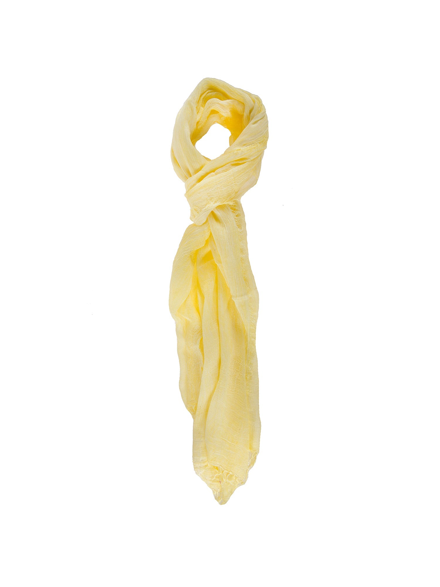 Foulard Unisex in Cotone e seta | Gave Lux | GLX22L101323FBG-GIALLO
